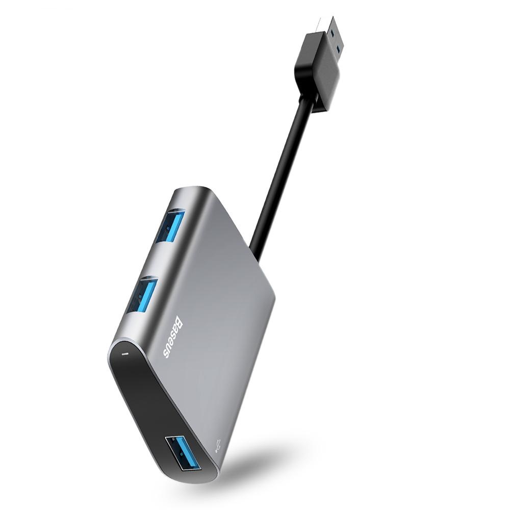 HUB адаптер BASEUS Enjoyment USB to 3 USB3.0