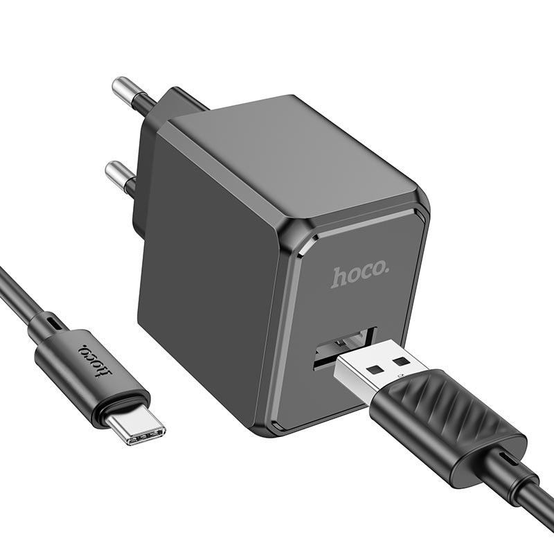Адаптер сетевой HOCO Type-C cable Ocean single port charger CS11A |1USB, 2.1A/10.5W|