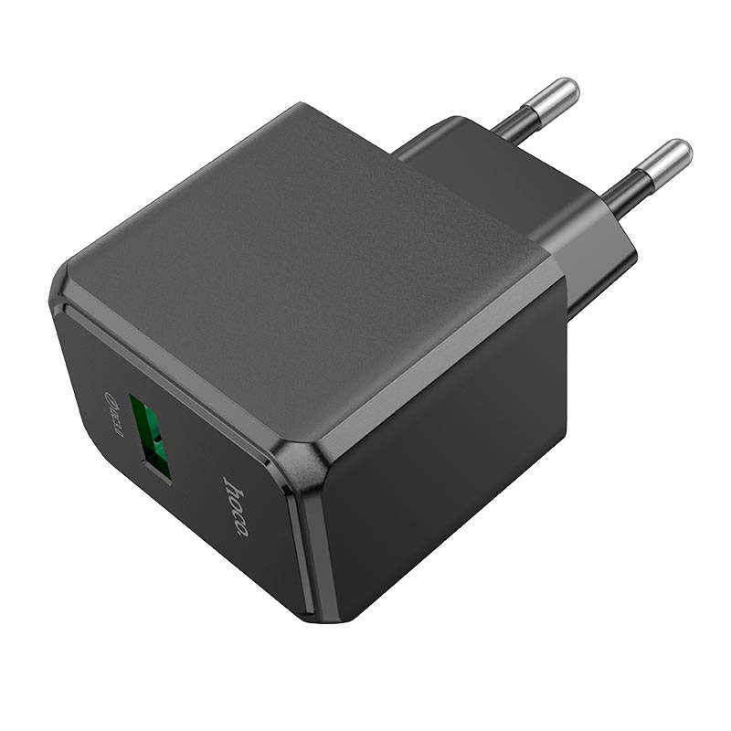Адаптер сетевой HOCO Ocean single port charger CS12A |1USB, 18W/3A, QC3.0|