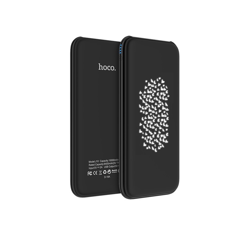 УМБ Hoco Glowing pattern J10 10000mAh |2USB, 2.1A|