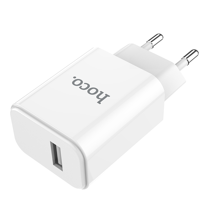 Адаптер сетевой Hoco Victoria C61A |1USB, 2,1A|