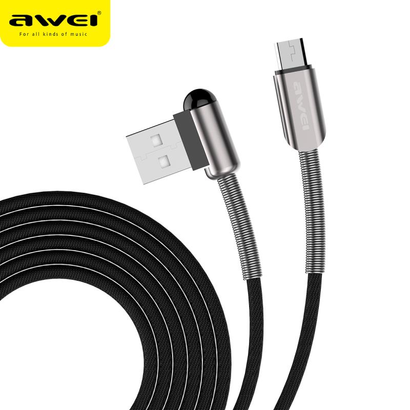 Кабель AWEI Micro USB L Type CL-22 |2M, 2.4A|