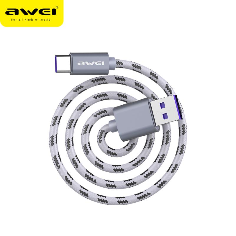 Кабель AWEI Type-C Nylon CL-51 |1m, 5A|