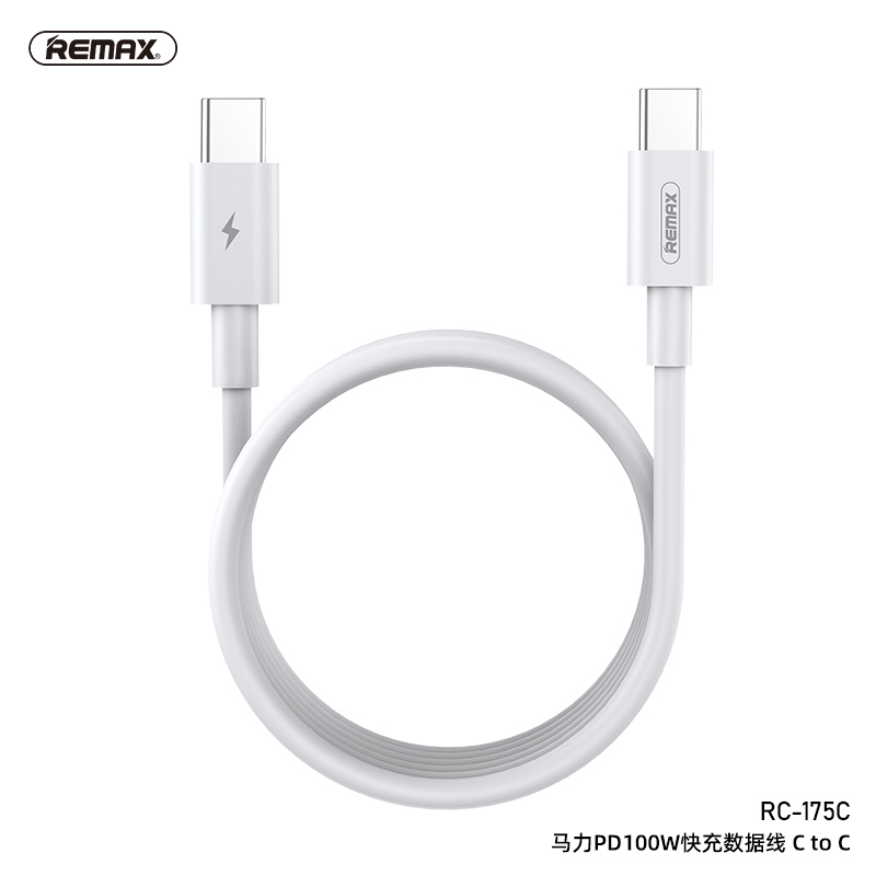 Кабель REMAX Type-C to Type-C Chaining Series PD Fast-charging Data Cable  RC-175c |1m, 100W/5A|